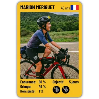 Marion M., ultra-cycliste dans le Vercors